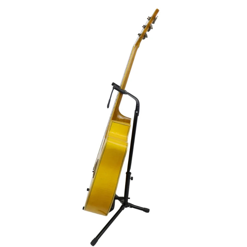 Collapsible Guitar Stand with Secure Lock - Lightweight & Travel-Friendly