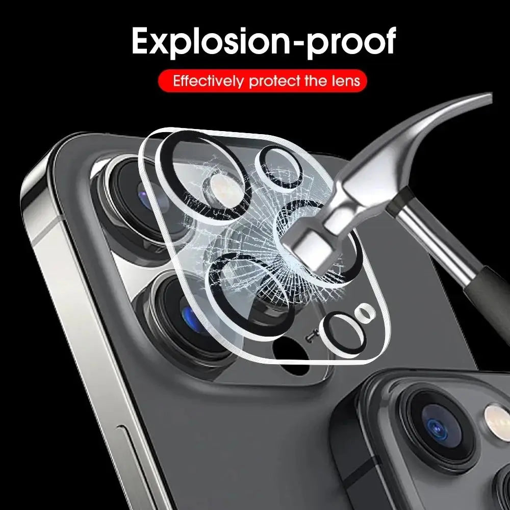 [Set of 4] iPhone Rear Camera Lens Protector - HD Clarity & Impact Protection
