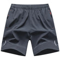 Men's Breathable Running Shorts with Elastic Waist - Comfortable Summer Workout Trouser