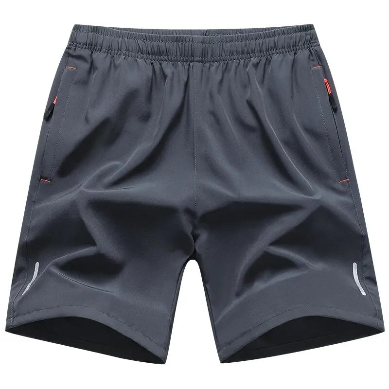 Men's Breathable Running Shorts with Elastic Waist - Comfortable Summer Workout Trouser