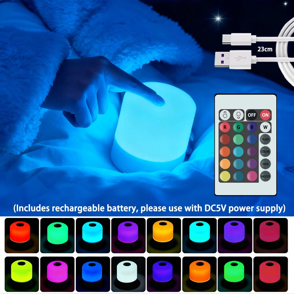 CozyVibe Rechargeable Bedside Lamp