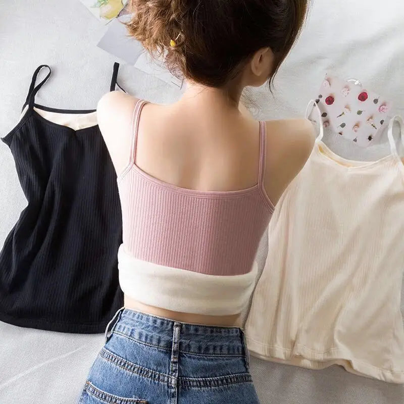 Slim-Fit Heat Retention Camisole - Sleeveless Thermal Vest for Women
