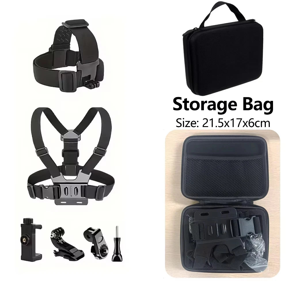 Hands-Free POV Action Camera Chest Mount