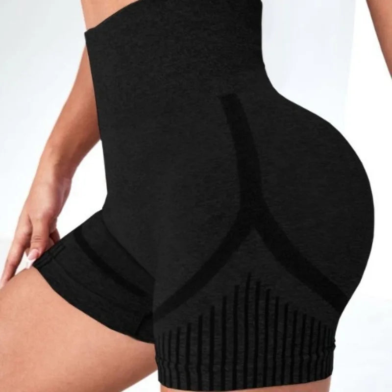 Quick-Dry Seamless Workout Shorts - Breathable High-Elasticity Fitness Wear