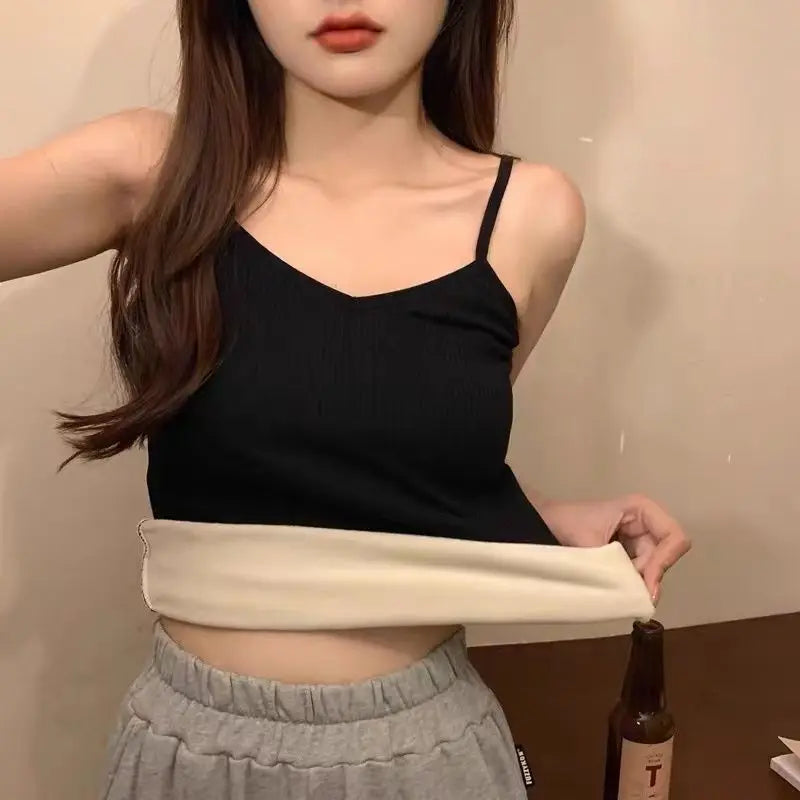 Slim-Fit Heat Retention Camisole - Sleeveless Thermal Vest for Women