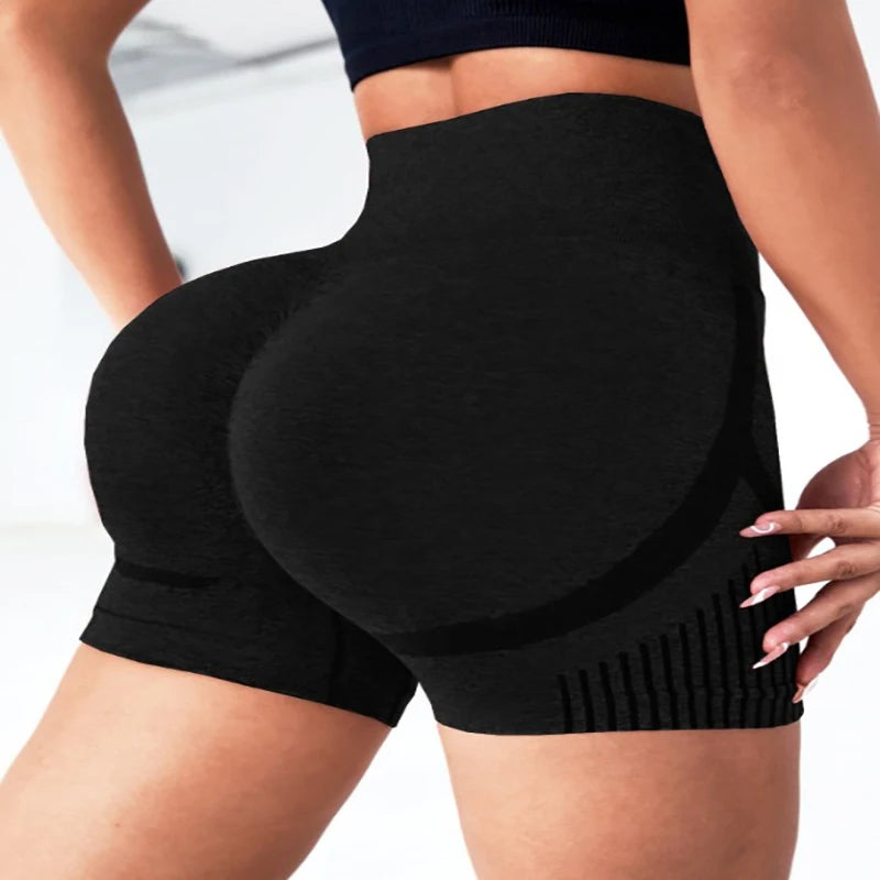 Quick-Dry Seamless Workout Shorts - Breathable High-Elasticity Fitness Wear