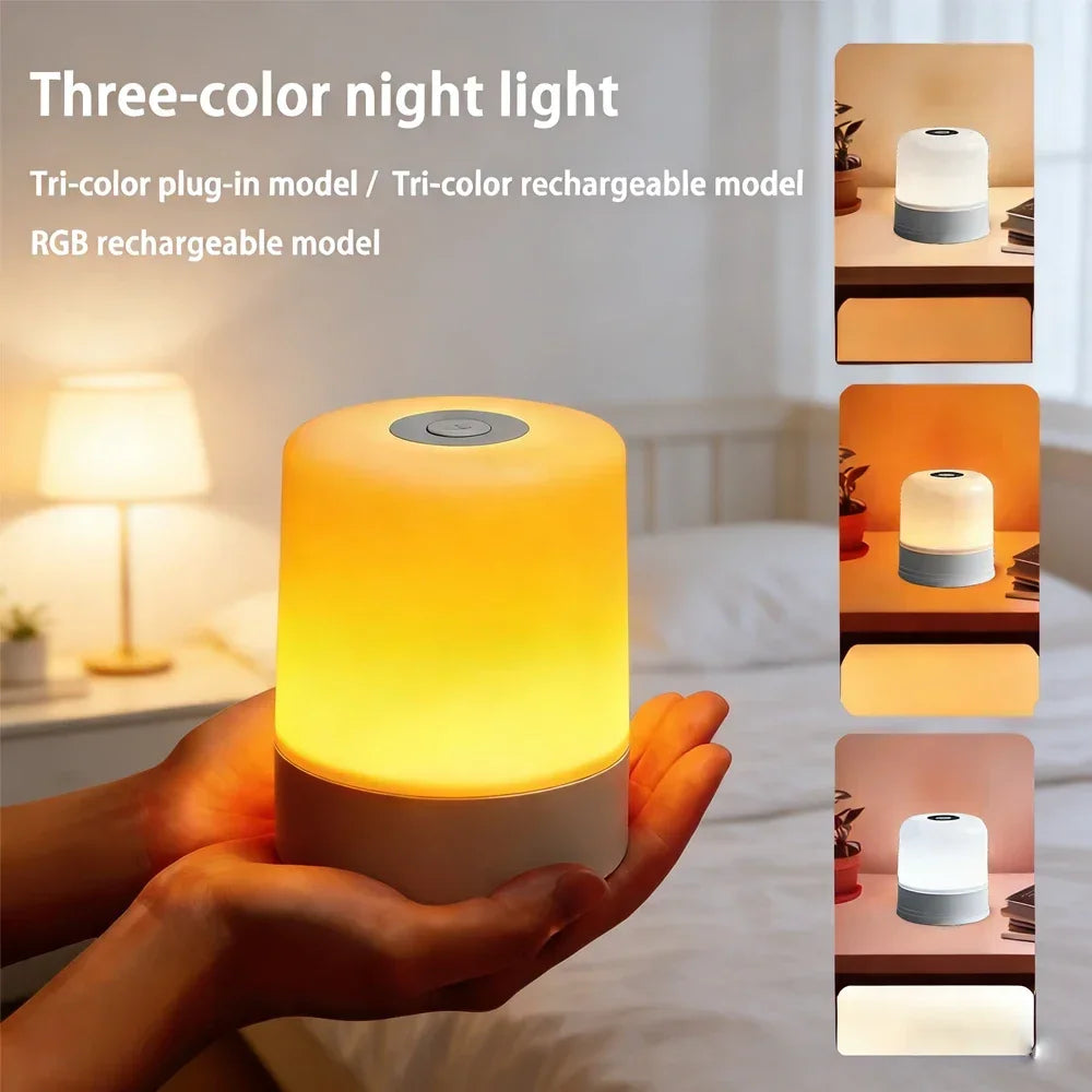 CozyVibe Rechargeable Bedside Lamp