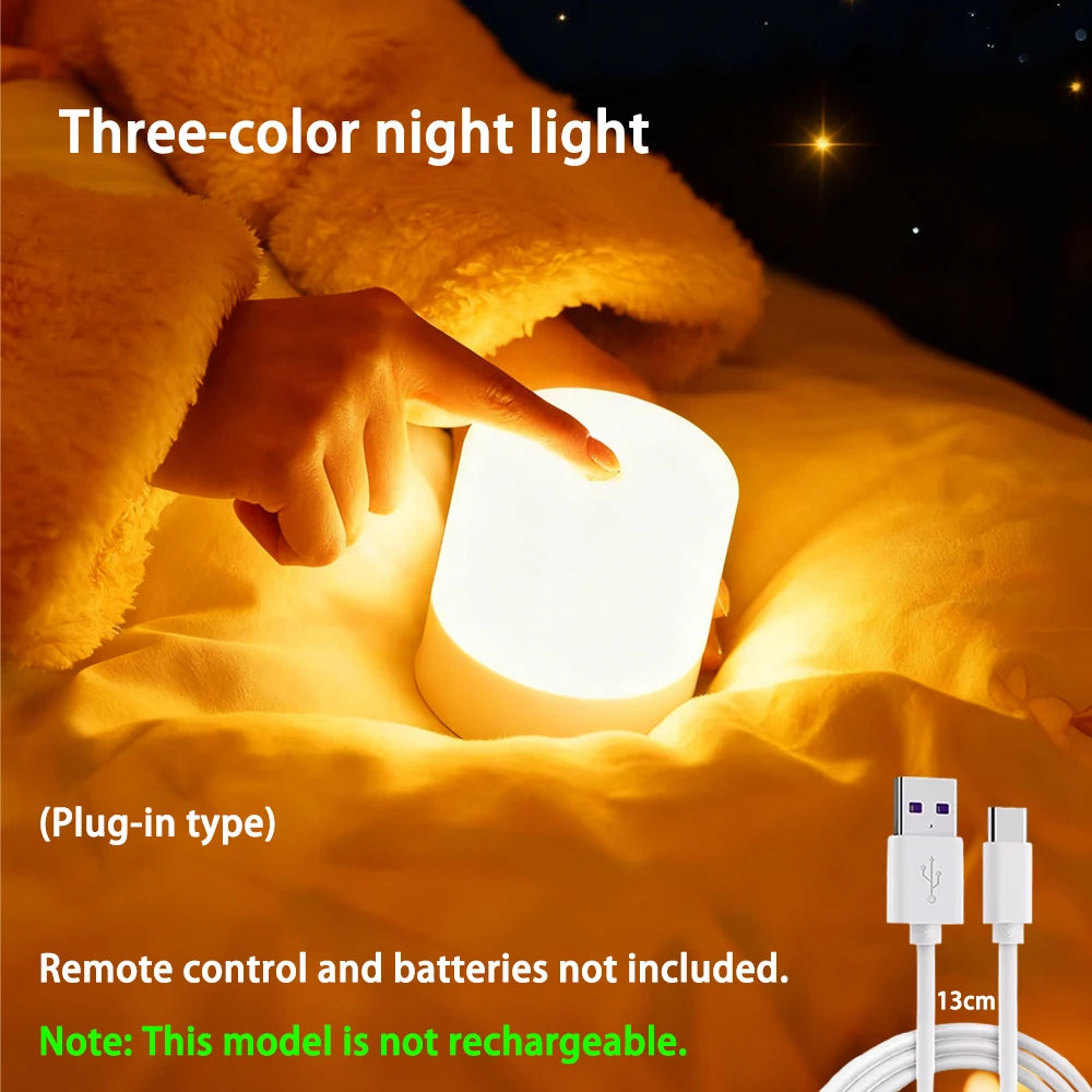 CozyVibe Rechargeable Bedside Lamp