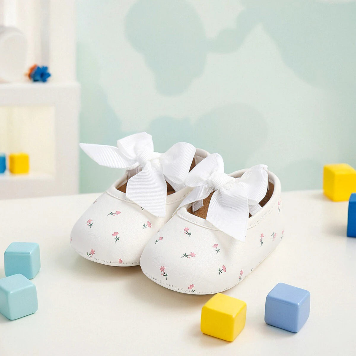 Adorable Floral Infant Sandals – Non-Slip Pre-Walkers for Baby Boys & Girls