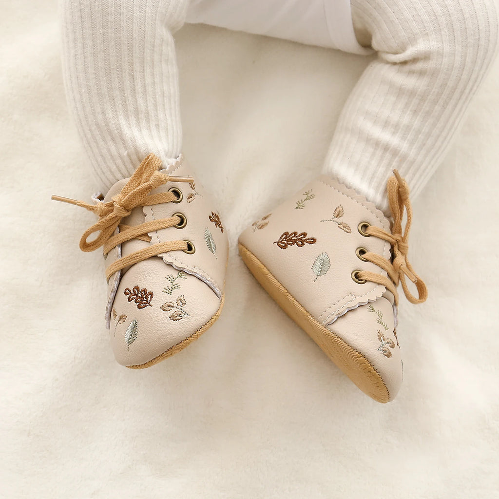 Adorable Floral Infant Sandals – Non-Slip Pre-Walkers for Baby Boys & Girls