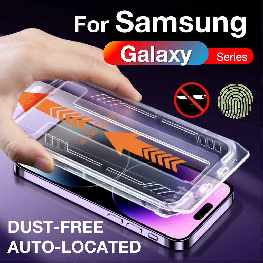 Auto-Align Dust-Free Screen Protector for Samsung Galaxy
