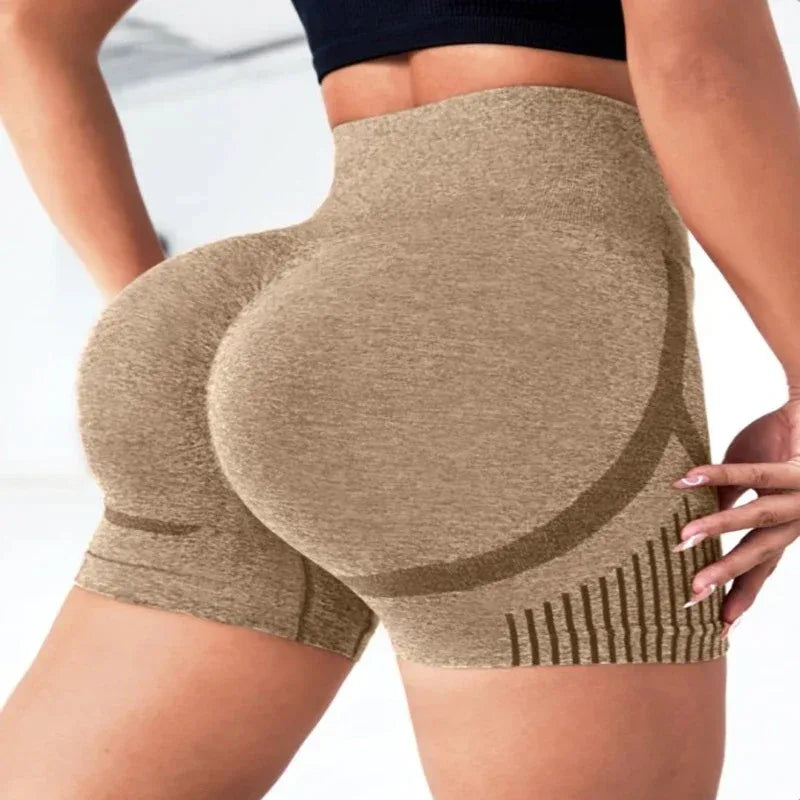 Quick-Dry Seamless Workout Shorts - Breathable High-Elasticity Fitness Wear