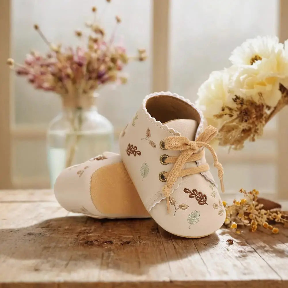 Adorable Floral Infant Sandals – Non-Slip Pre-Walkers for Baby Boys & Girls