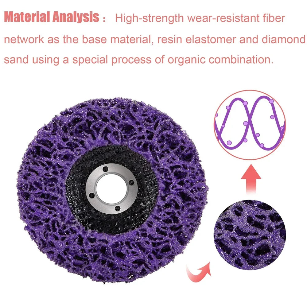 Angle Grinder Clean & Strip Disc - Durable Grinding Wheel for Metal and Wood