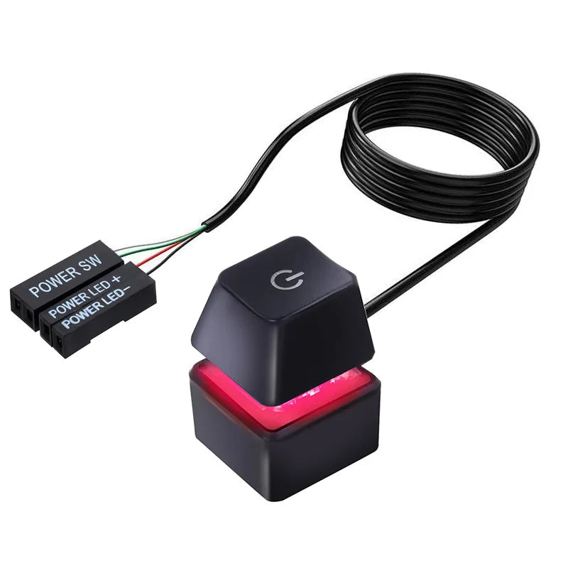 Clicky External PC Power Switch (RGB Mechanical Shaft)