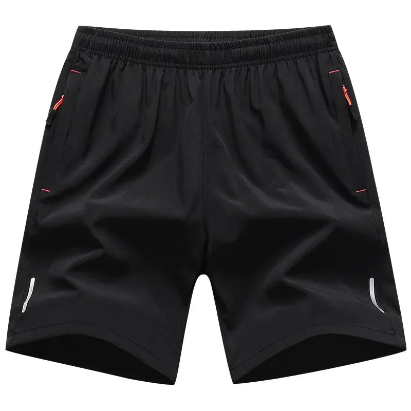 Men's Breathable Running Shorts with Elastic Waist - Comfortable Summer Workout Trouser