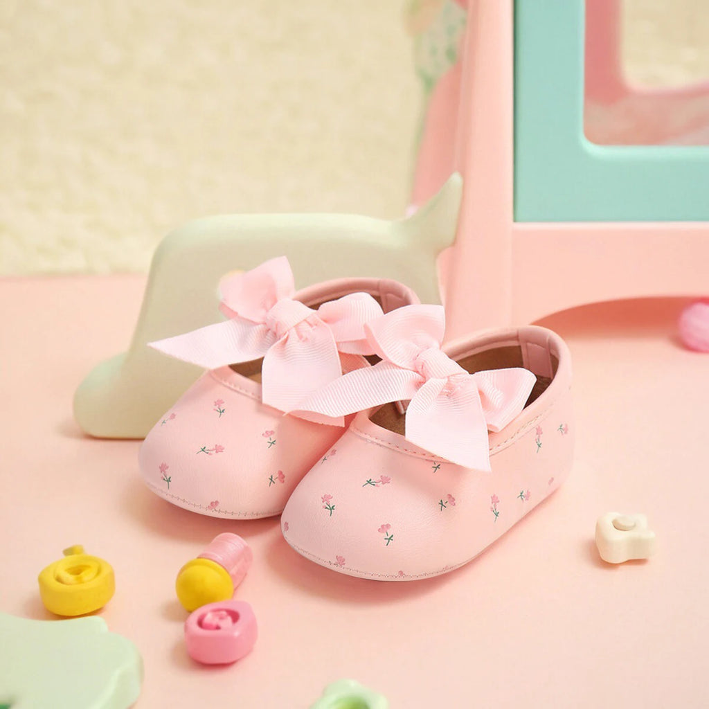 Adorable Floral Infant Sandals – Non-Slip Pre-Walkers for Baby Boys & Girls