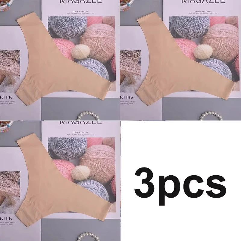 Quick-Dry V-Waist Sports Underwear - Invisible Ice Silk Seamless Panties
