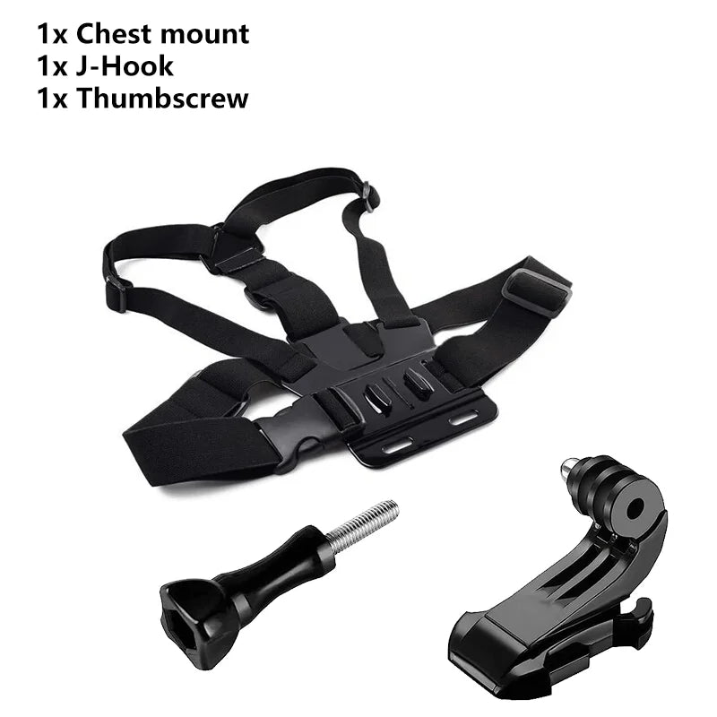Hands-Free POV Action Camera Chest Mount