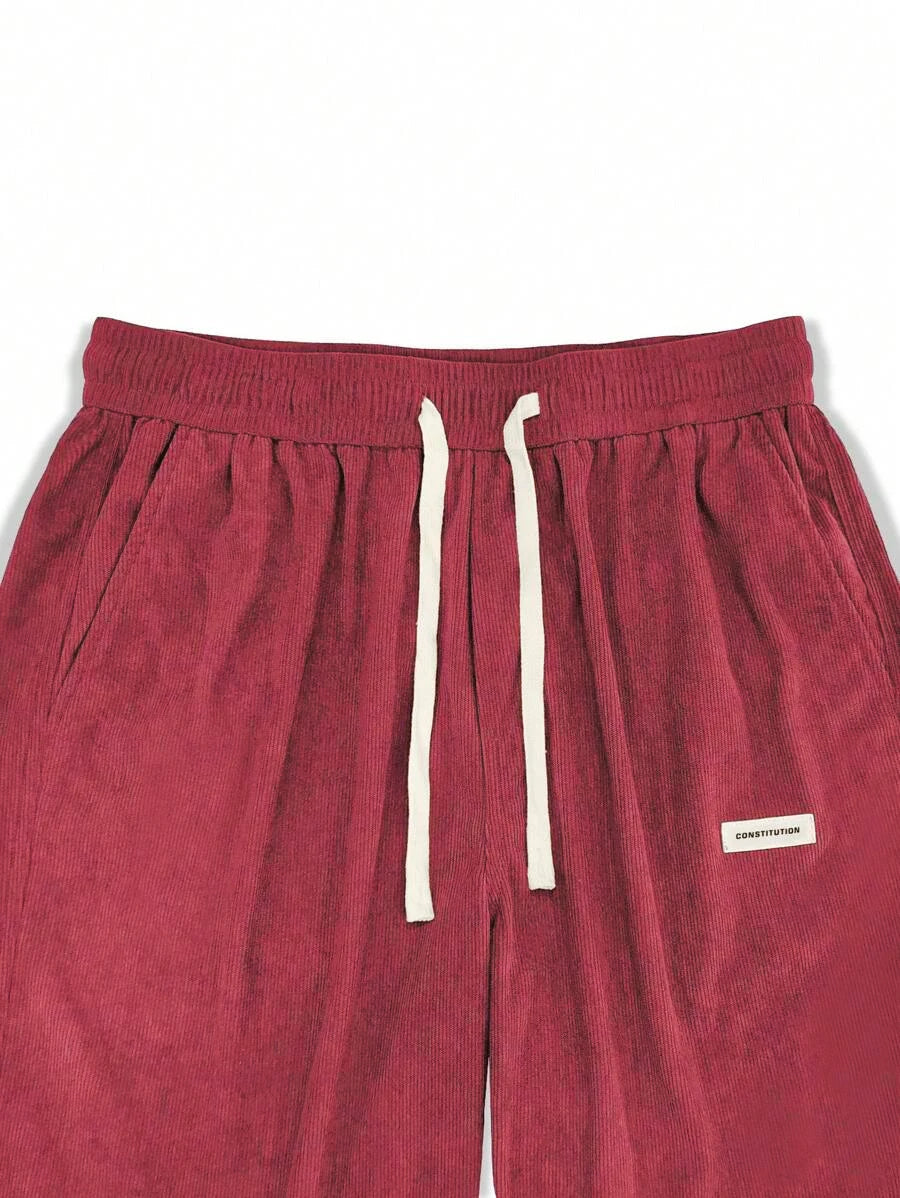 Urban Corduroy Streetwear Trousers | Relaxed Fit Casual Pants