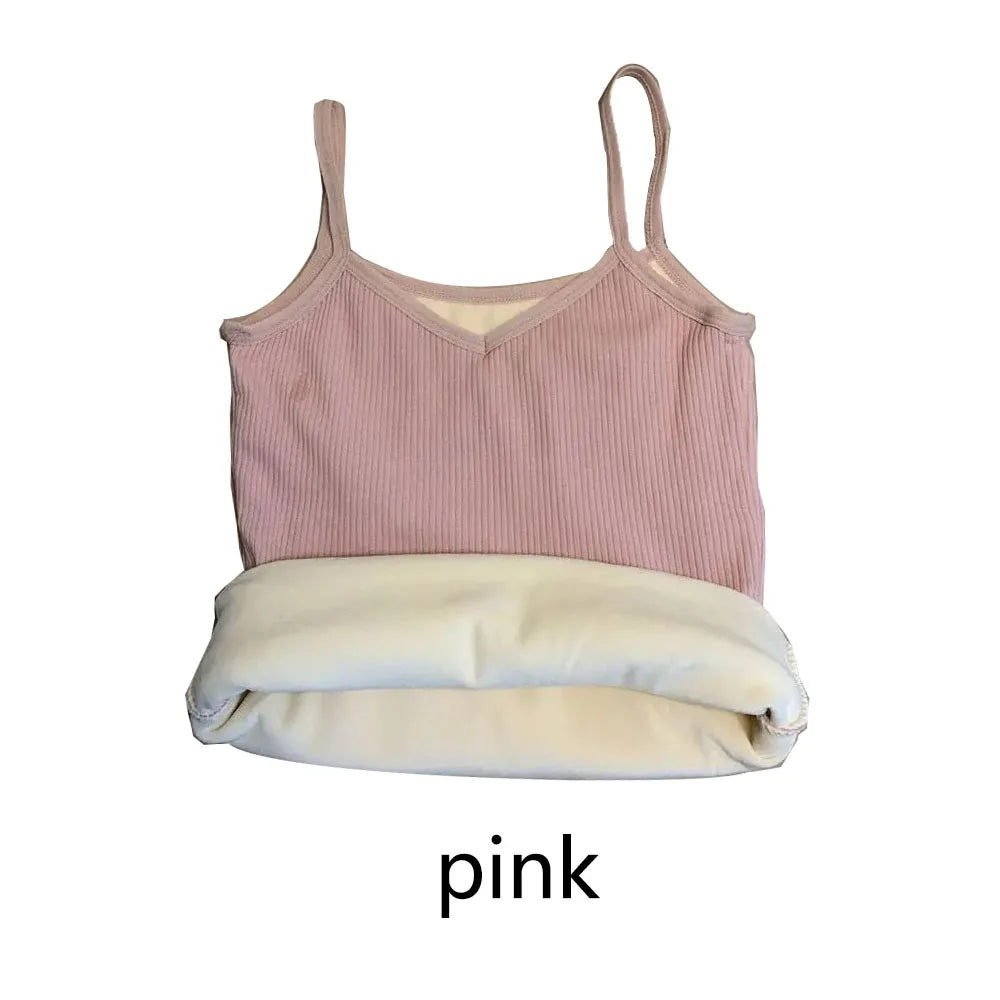 Slim-Fit Heat Retention Camisole - Sleeveless Thermal Vest for Women