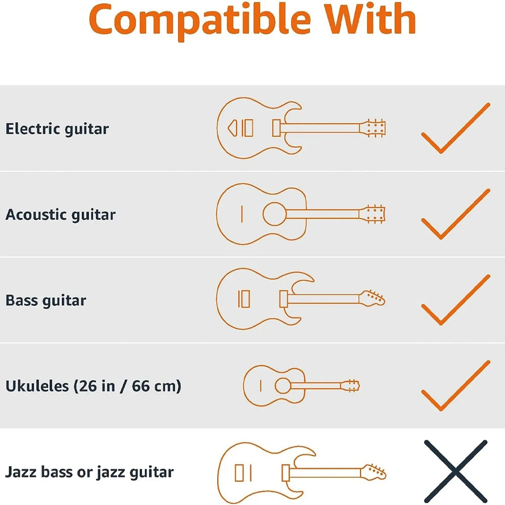 Collapsible Guitar Stand with Secure Lock - Lightweight & Travel-Friendly