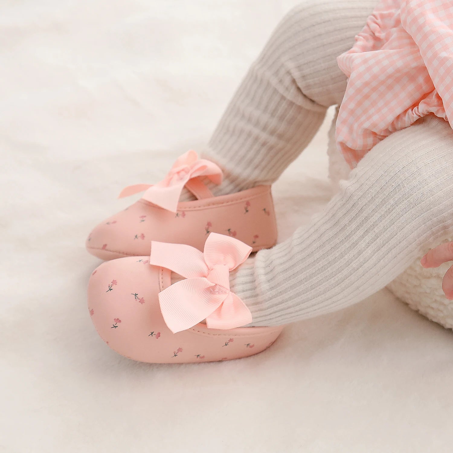 Adorable Floral Infant Sandals – Non-Slip Pre-Walkers for Baby Boys & Girls
