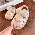 Adorable Floral Infant Sandals – Non-Slip Pre-Walkers for Baby Boys & Girls