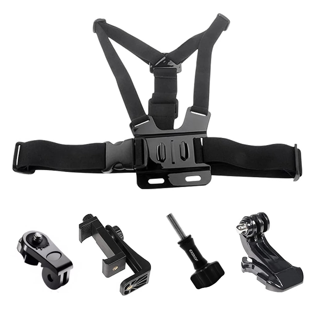Hands-Free POV Action Camera Chest Mount