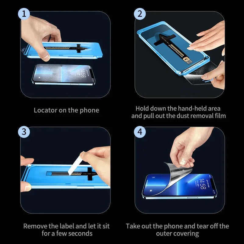Auto-Align Dust-Free Screen Protector for Samsung Galaxy