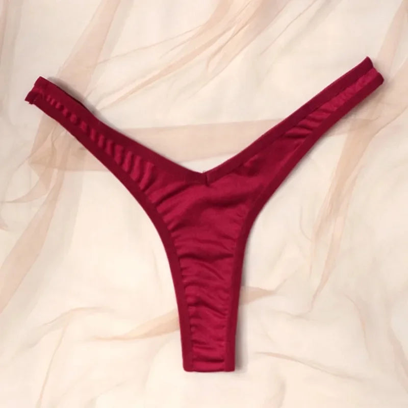Ultra-Thin Low-Waist Sports G-String - Traceless Bikini Underpants