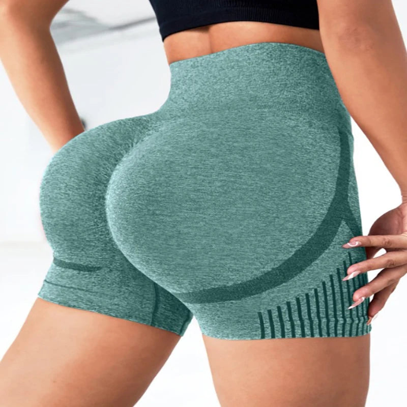 Quick-Dry Seamless Workout Shorts - Breathable High-Elasticity Fitness Wear