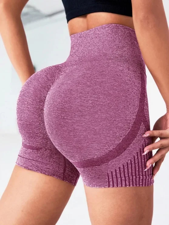 Quick-Dry Seamless Workout Shorts - Breathable High-Elasticity Fitness Wear