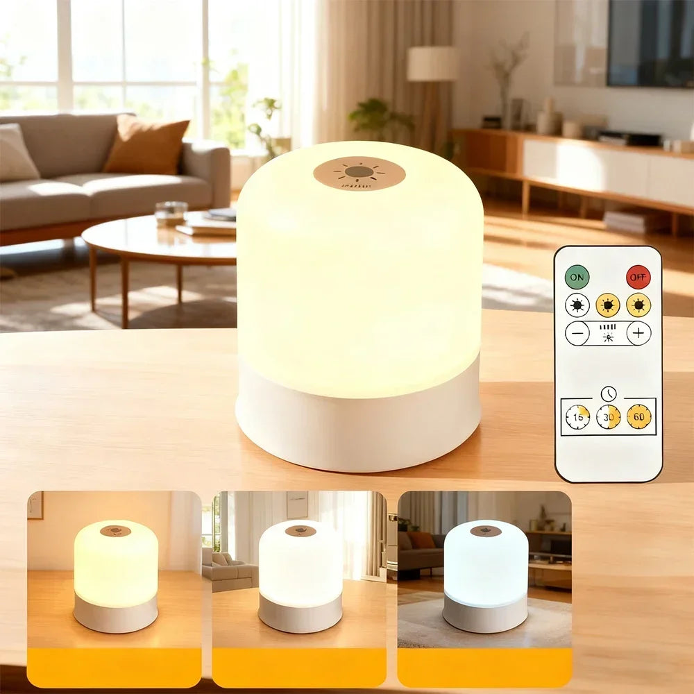 CozyVibe Rechargeable Bedside Lamp