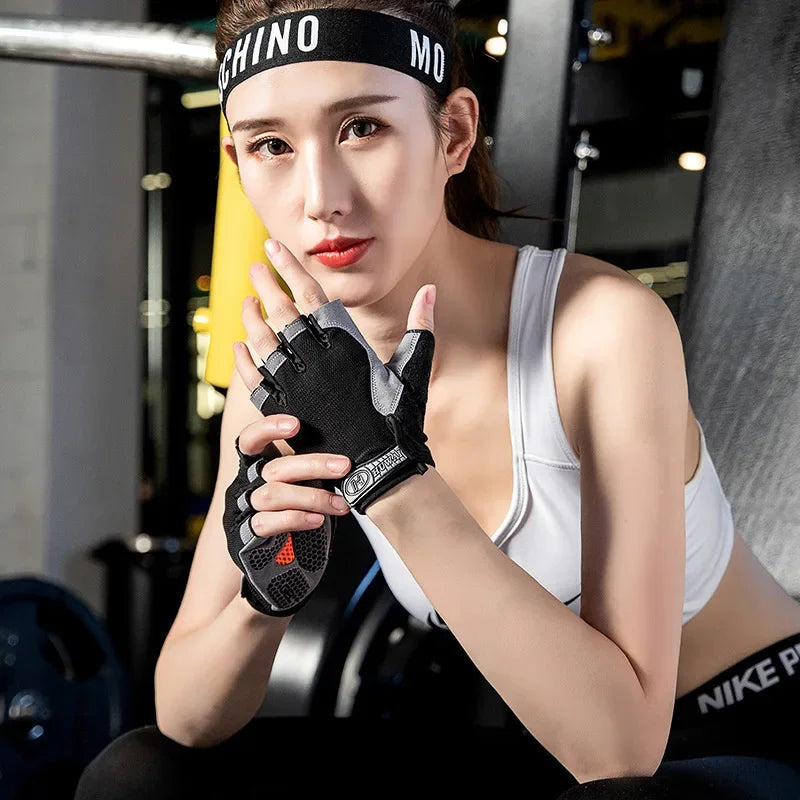 Pro-Grip Anti-Slip Fitness Gloves - Breathable Workout Essentials