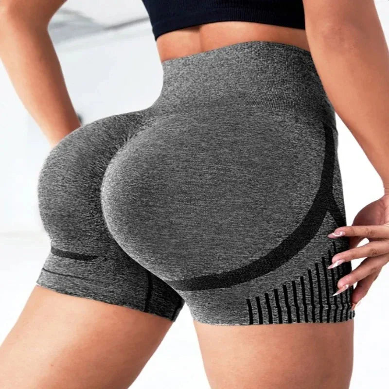 Quick-Dry Seamless Workout Shorts - Breathable High-Elasticity Fitness Wear