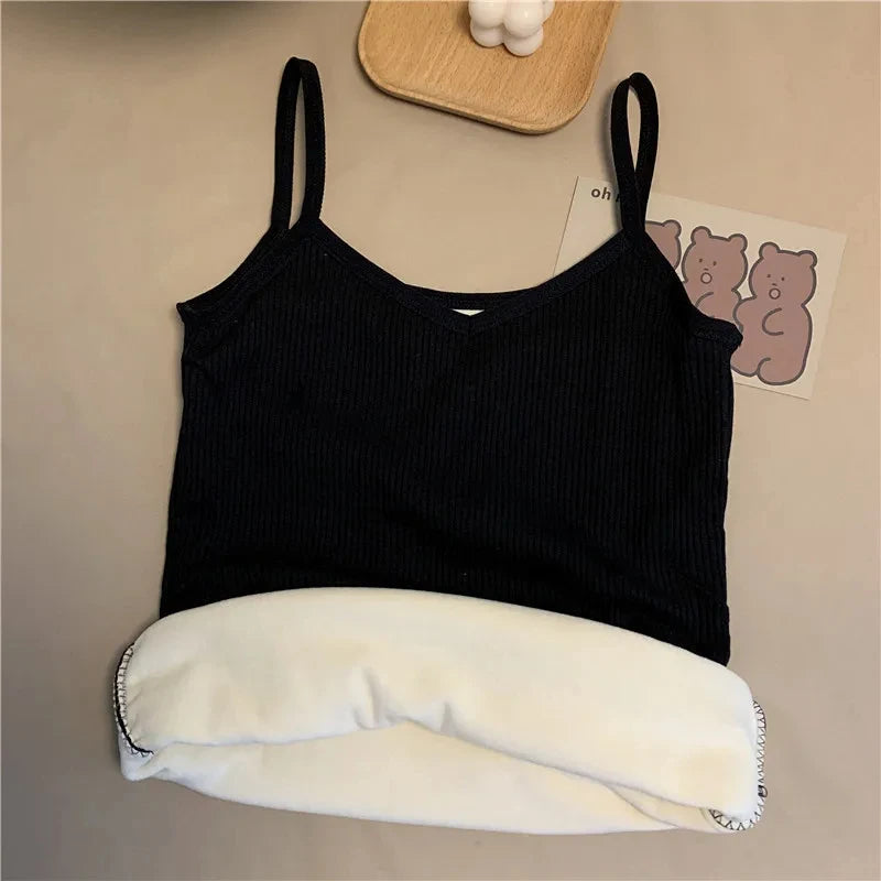 Slim-Fit Heat Retention Camisole - Sleeveless Thermal Vest for Women