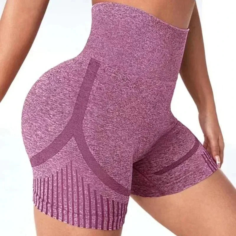 Quick-Dry Seamless Workout Shorts - Breathable High-Elasticity Fitness Wear