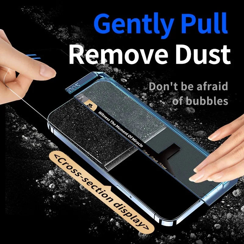 Auto-Align Dust-Free Screen Protector for Samsung Galaxy