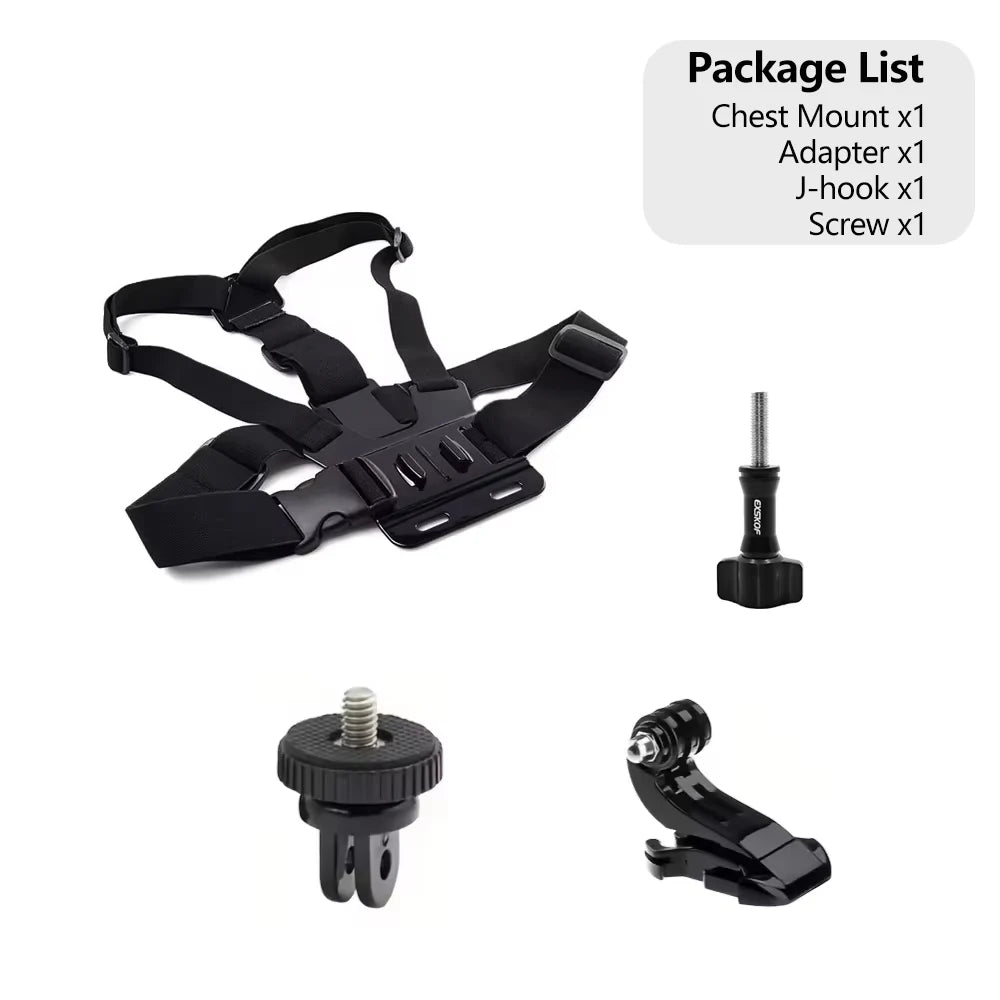Hands-Free POV Action Camera Chest Mount