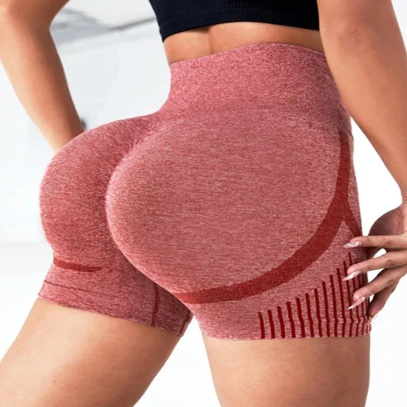 Quick-Dry Seamless Workout Shorts - Breathable High-Elasticity Fitness Wear